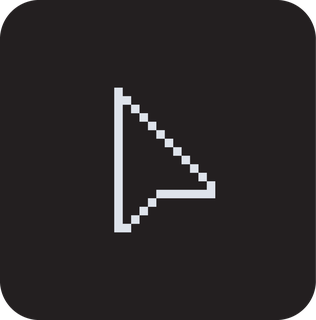 Pixel cursor icon